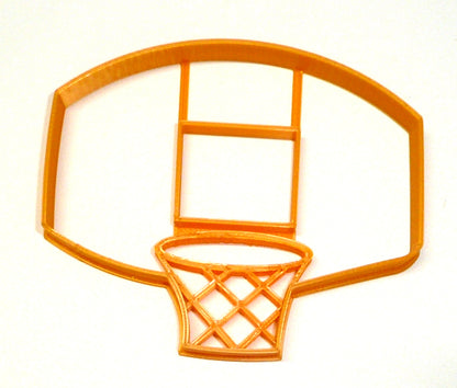 Basketball Backboard Net Hoop Rim Hoops Sports Cookie Cutter Made In USA PR2417