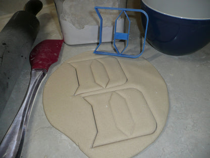 Duke University Blue Devils D Logo Sports Cookie Cutter Made In USA PR2446