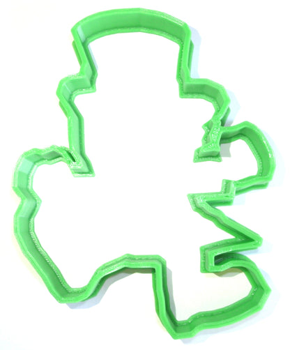 6x Leprechaun Outline Fondant Cutter Cupcake Topper 1.75 IN USA FD198