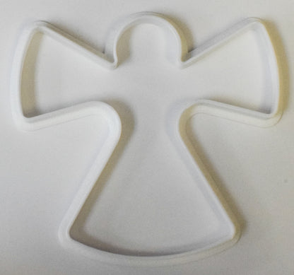 6x Snow Angel Winter Fondant Cutter Cupcake Topper 1.75 IN USA FD274