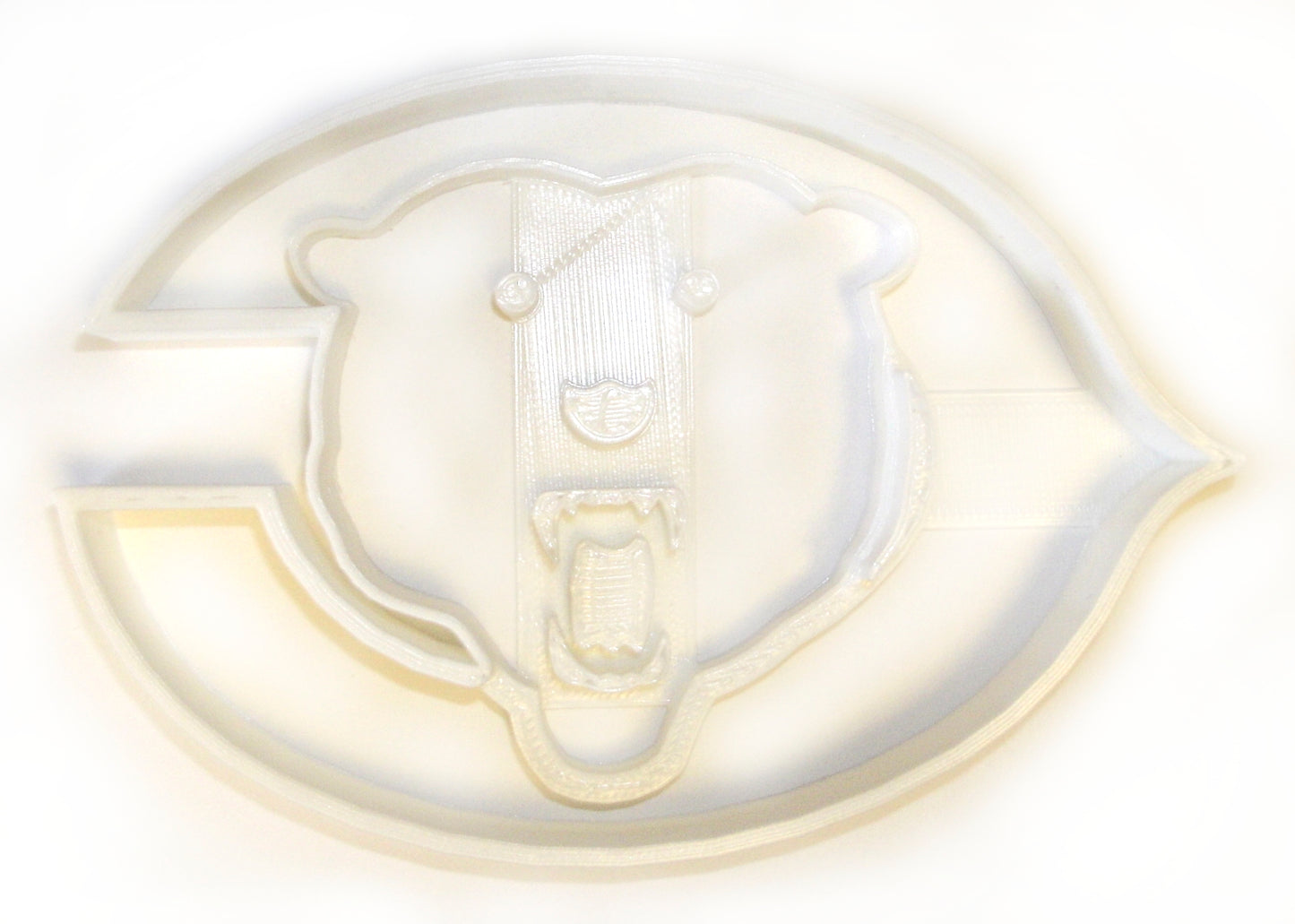 Chicago Bears C With Bear Football Cookie Cutter Made In USA PR312