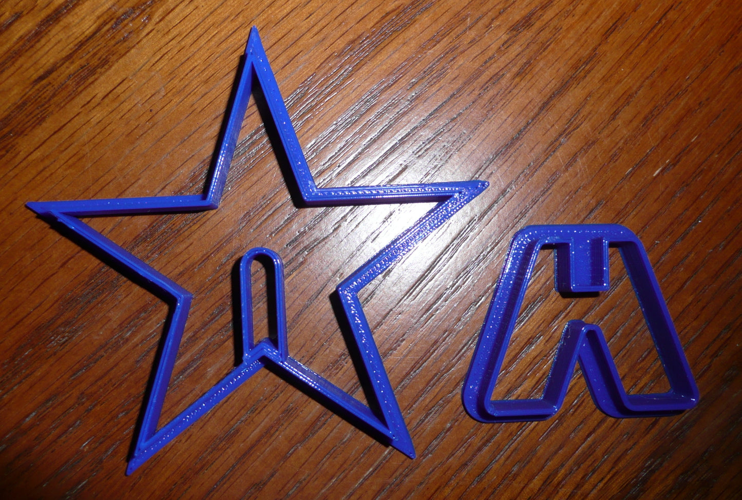 3D Star Christmas Holiday 2 Piece Cookie Cutter Made In USA PR293