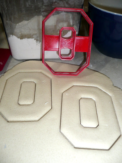 Ohio State University Buckeyes O Logo Sport Cookie Cutter Made In USA PR2453