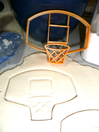 Basketball Backboard Net Hoop Rim Hoops Sports Cookie Cutter Made In USA PR2417