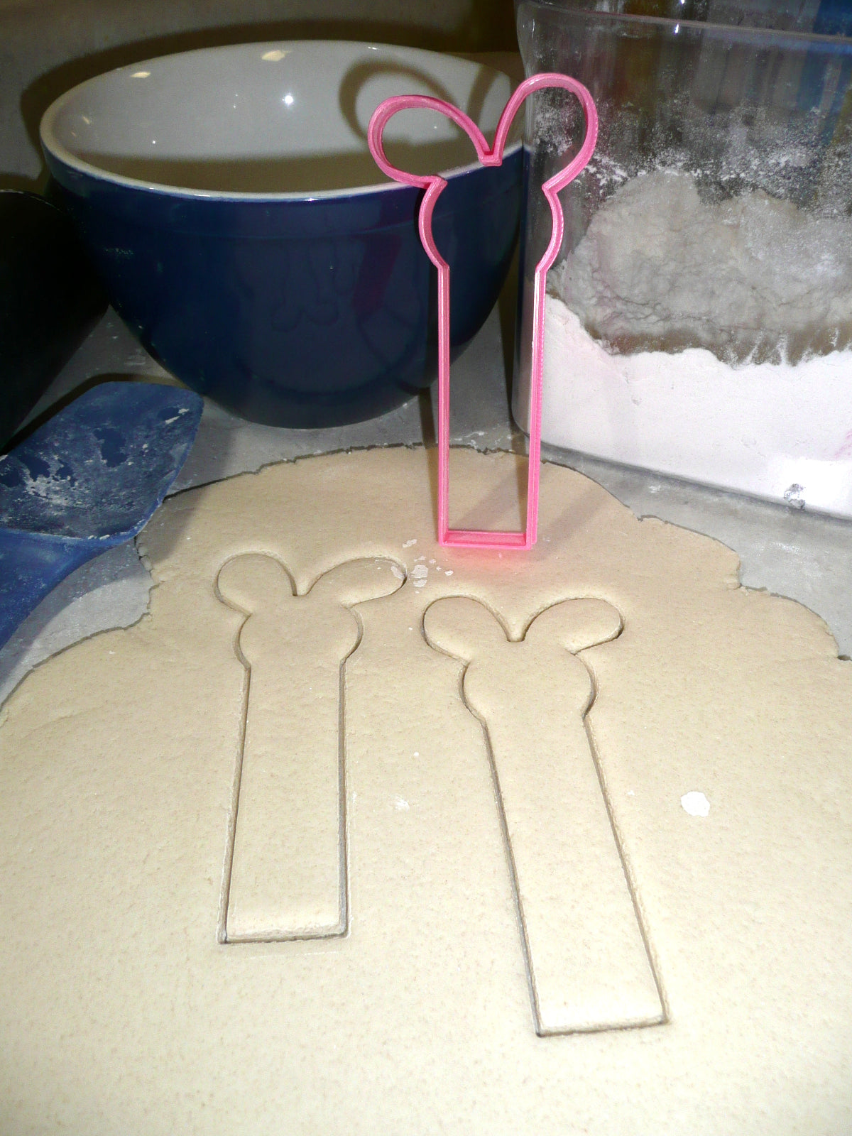 Easter Bunny Rabbit Ears Pez Dispenser Theme Cookie Cutter Made In USA PR2432