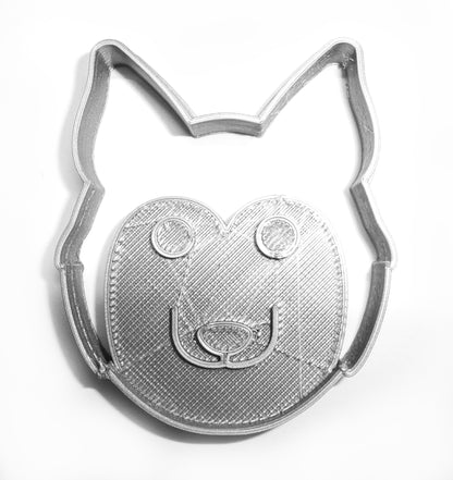 6x Husky Breed Dog Fondant Cutter Cupcake Topper 1.75 IN USA FD434