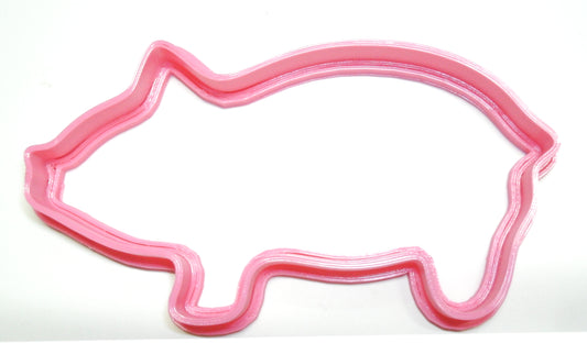 6x Pig Piggy Hog Fondant Cutter Cupcake Topper 1.75 IN USA FD441
