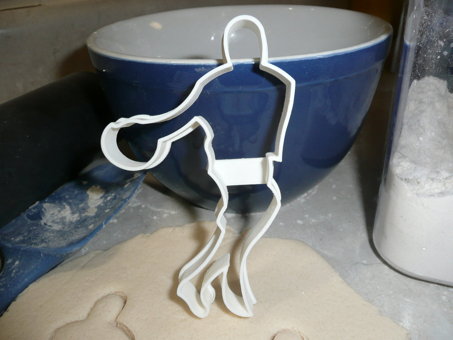 Basketball Player Ball Dribble Outline Cookie Cutter Made In USA PR2414