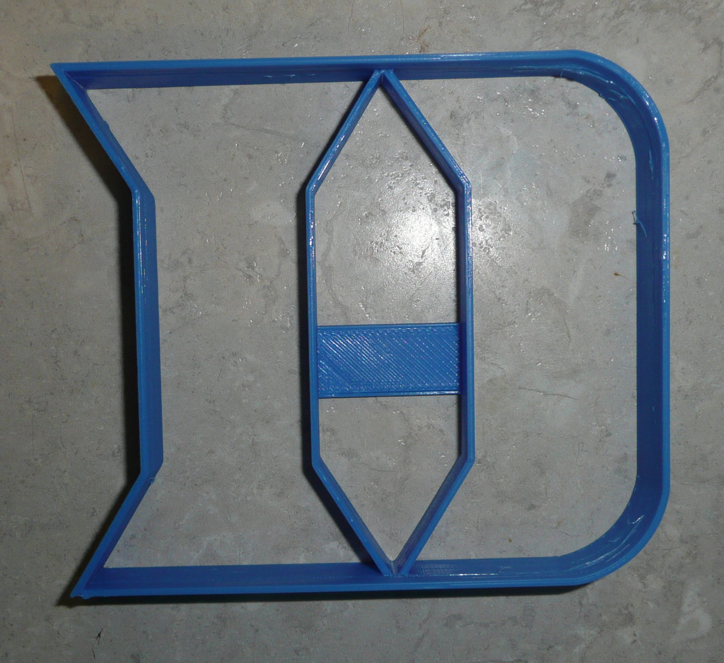 Duke University Blue Devils D Logo Sports Cookie Cutter Made In USA PR2446