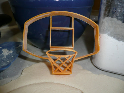 Basketball Backboard Net Hoop Rim Hoops Sports Cookie Cutter Made In USA PR2417