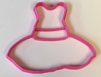 6x Minnie Mouse Dress Fondant Cutter Cupcake Topper 1.75 IN USA FD531