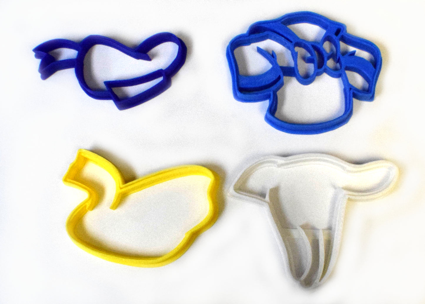 Donald Duck Cartoon Character Set of 4 Cookie Cutters Made In USA PR534