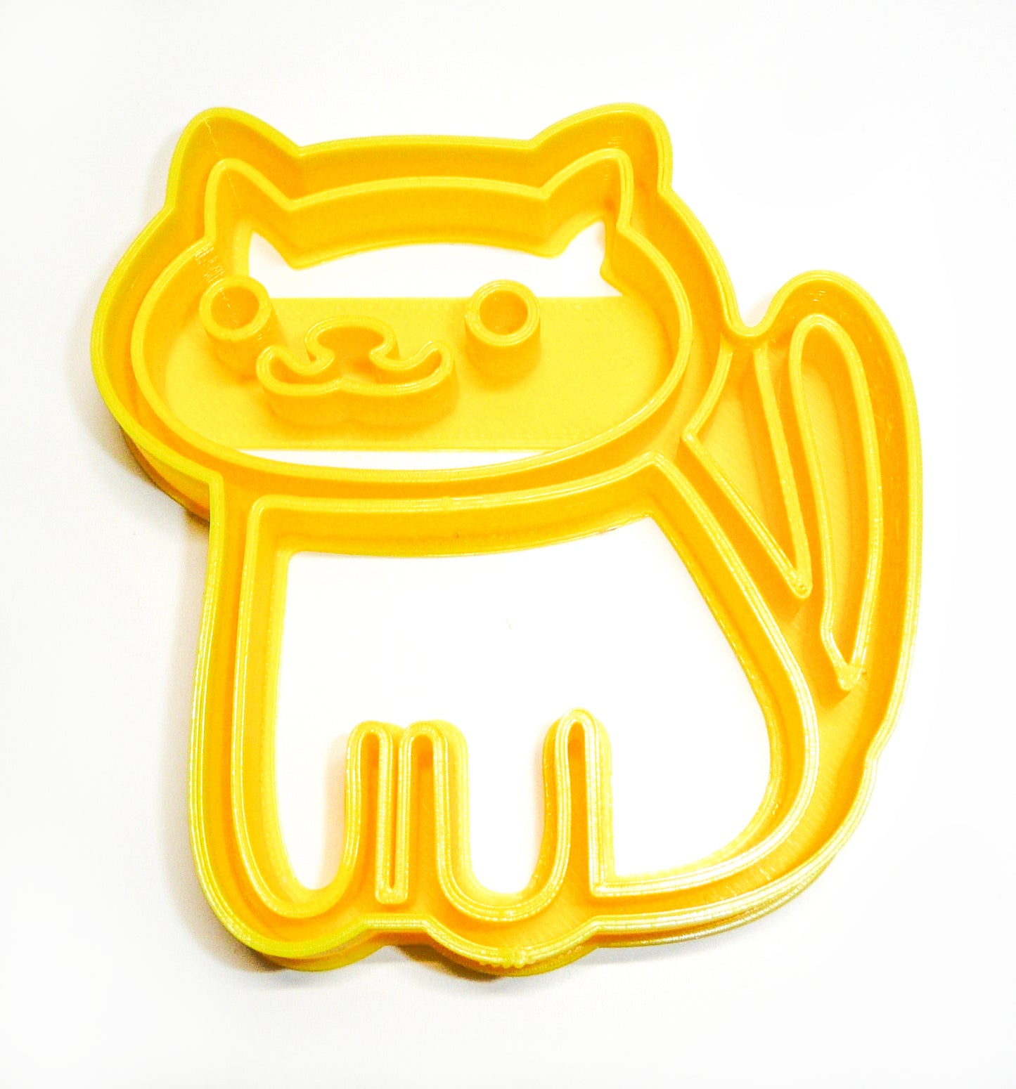 6x Maneki Neko Cat Fondant Cutter Cupcake Topper 1.75 IN USA FD547