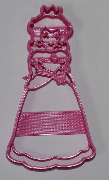 Princess Peach Mario Bros Nintendo Video Game Cookie Cutter Made In USA PR589