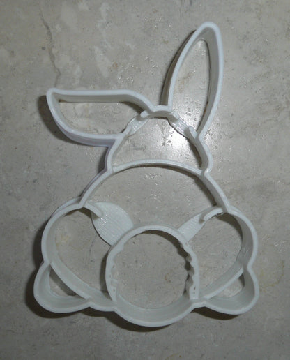 6x Easter Bunny Butt Fondant Cutter Cupcake Topper 1.75 IN USA FD2341