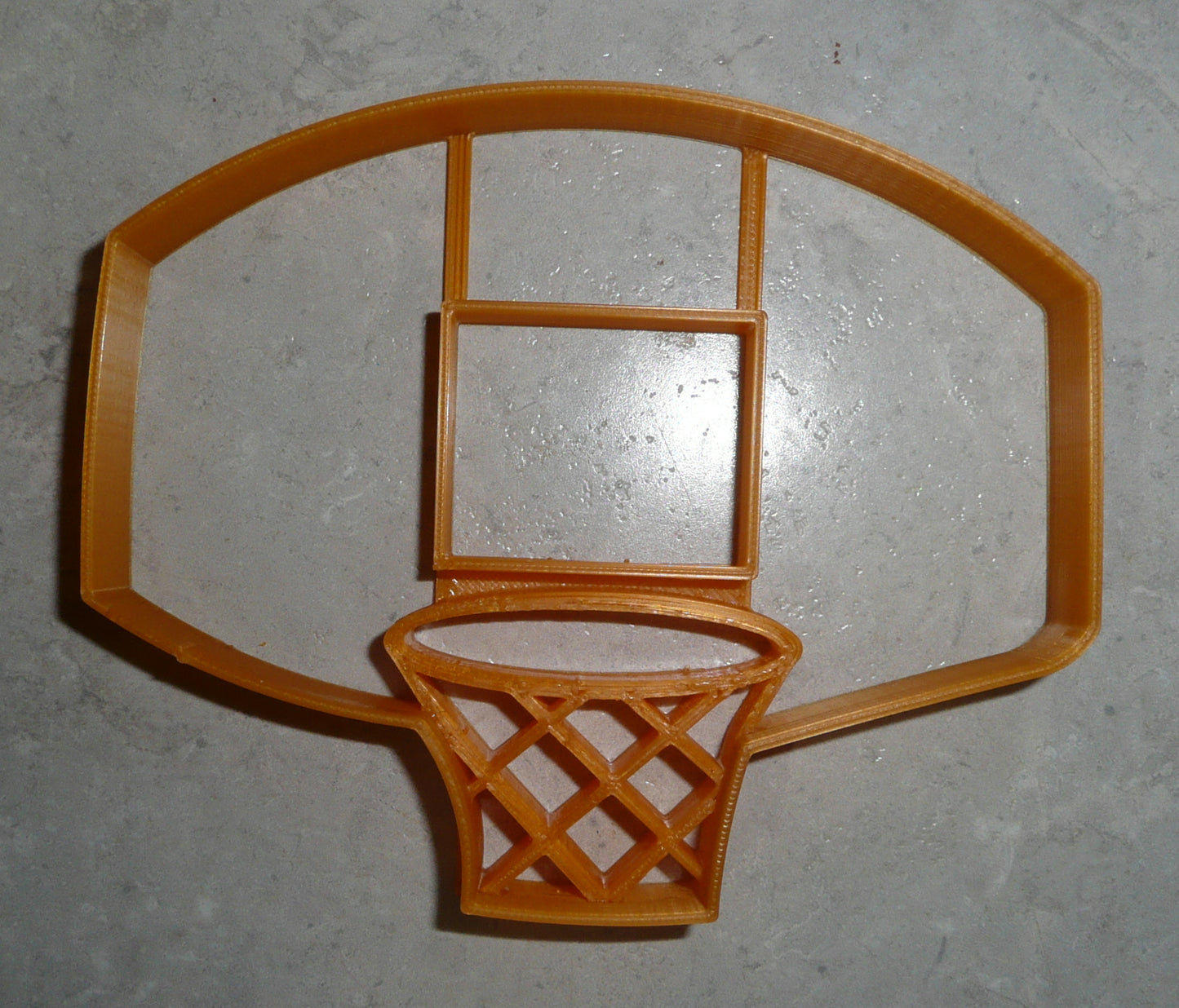 Basketball Backboard Net Hoop Rim Hoops Sports Cookie Cutter Made In USA PR2417