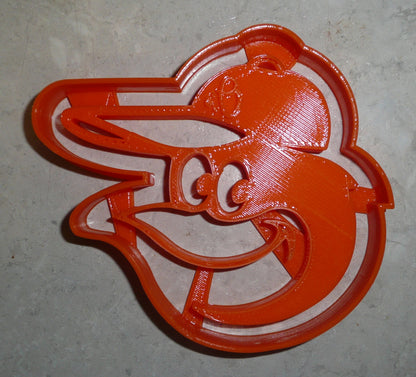 Baltimore Orioles Bird Baseball Team Cookie Cutter Made In USA PR2352