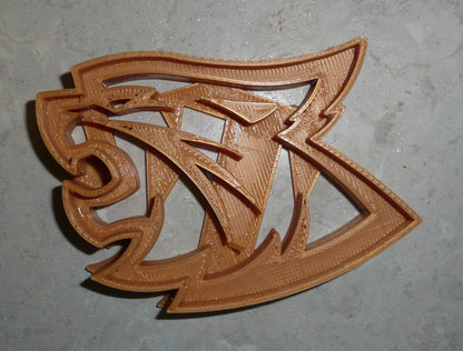 Pearl River Community College Wildcats PRCC Cookie Cutter Made In USA PR2347