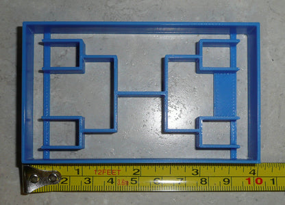 Sports Basketball Tournament Playoff Bracket Cookie Cutter Made In USA PR2419