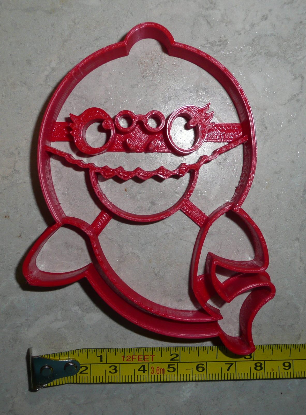 Grandma Shark Baby Cartoon Song Dance Cookie Cutter Made In USA PR2452