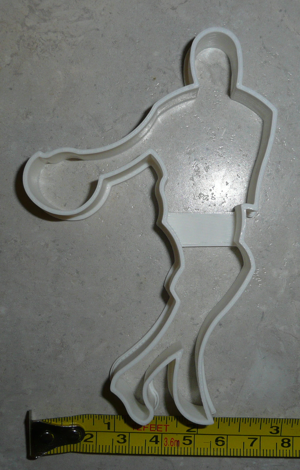 Basketball Player Ball Dribble Outline Cookie Cutter Made In USA PR2414