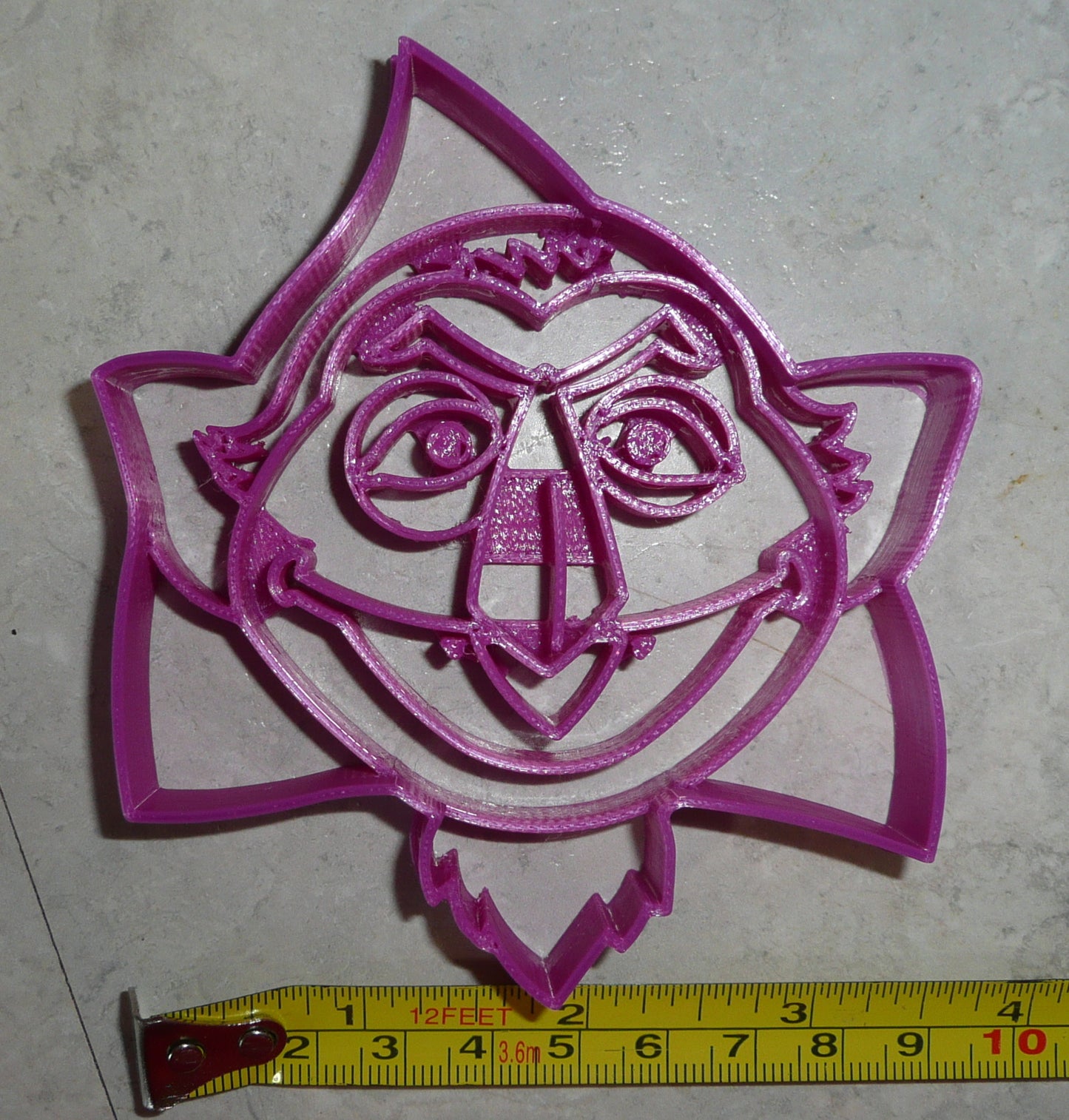 Count Von Count Face Sesame Street Muppet Cookie Cutter Made In USA PR2252