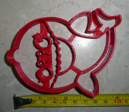 Grandma Shark Baby Cartoon Song Dance Cookie Cutter Made In USA PR2452