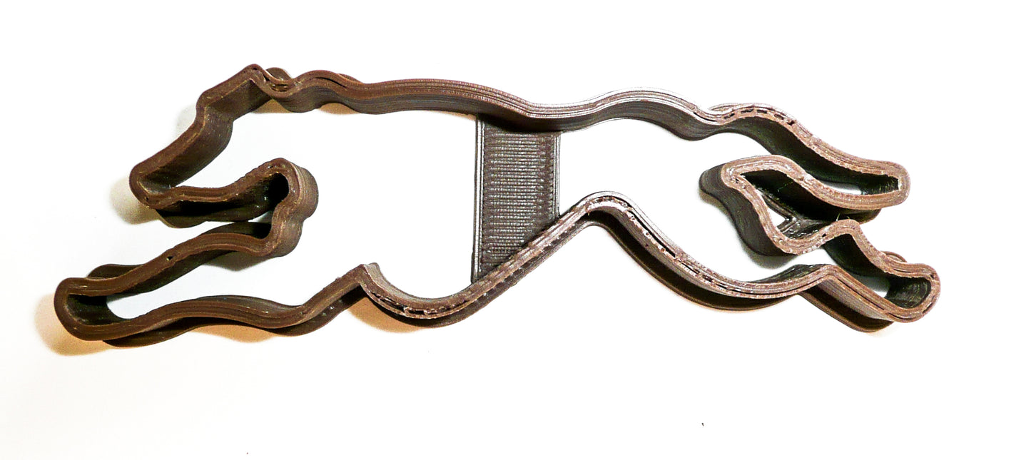 Greyhound Dog Running Sport Outline Cookie Cutter Made In USA PR937