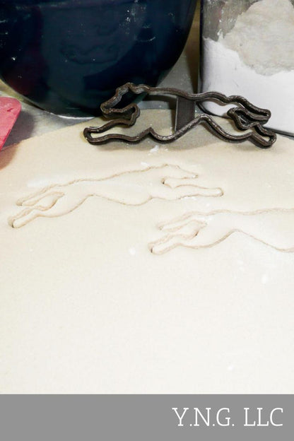 Greyhound Dog Running Sport Outline Cookie Cutter Made In USA PR937