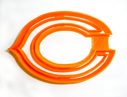 Chicago Bears C Football Logo Cookie Cutter Made In USA PR947