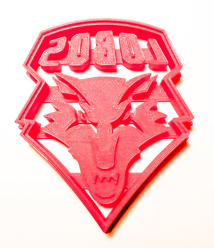 University of New Mexico Lobos Sports Logo Cookie Cutter Made In USA PR983