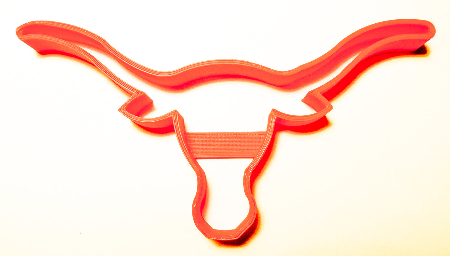Texas Longhorns University Of Austin Sports Logo Cookie Cutter Made In USA PR990