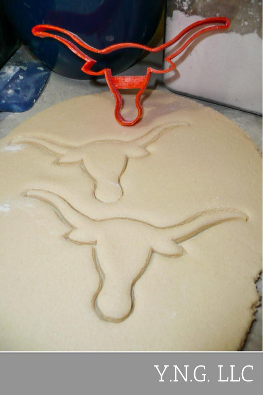 Texas Longhorns University Of Austin Sports Logo Cookie Cutter Made In USA PR990