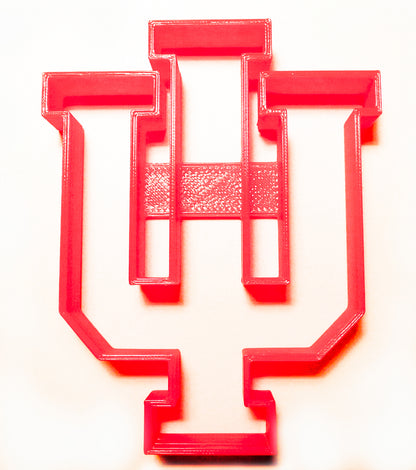 Indiana Hoosiers IU Letters Indiana University Cookie Cutter Made In USA PR992