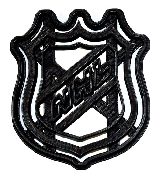 6x NHL Hockey Fondant Cutter Cupcake Topper 1.75 IN USA FD734