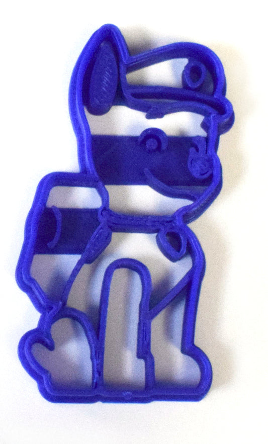 6x Chase Paw Patrol Fondant Cutter Cupcake Topper 1.75 IN USA FD786