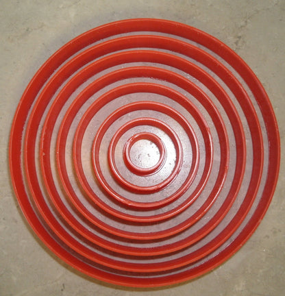 Ascending Circles Set of 8 Special Occasion Cookie Cutter Made In USA PR755