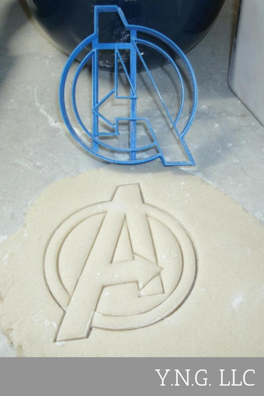 Avengers Logo Marvel Superheros Cookie Cutter Made In USA PR584
