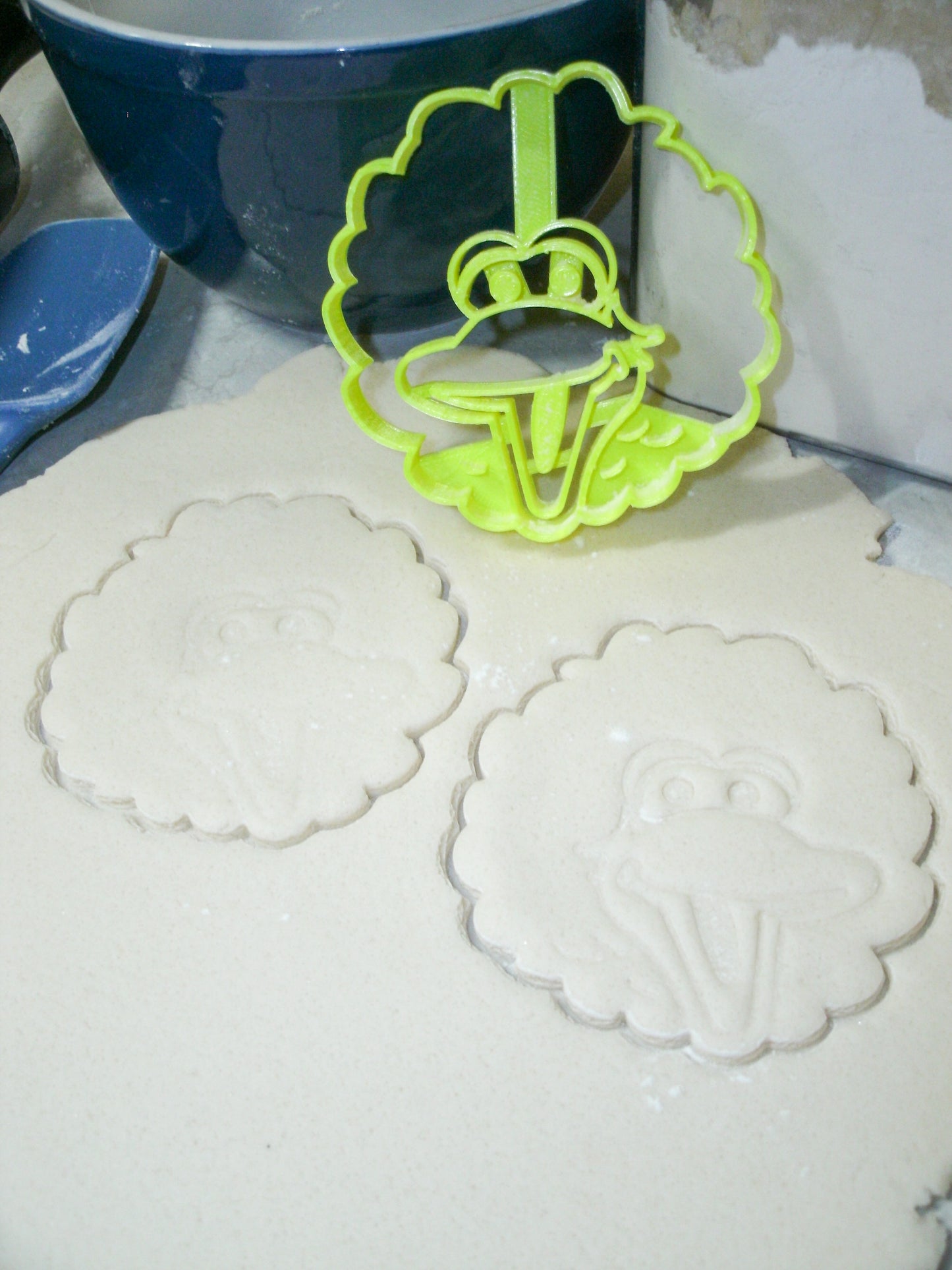 Big Bird Face Sesame Street Character Muppet Cookie Cutter Made In USA PR2246