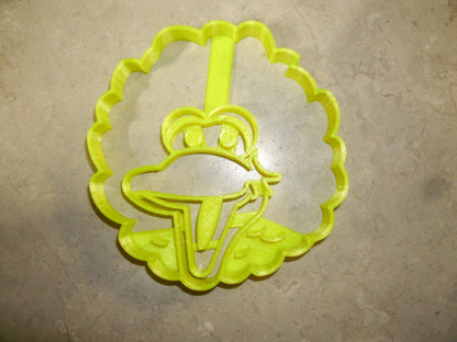 Big Bird Face Sesame Street Character Muppet Cookie Cutter Made In USA PR2246