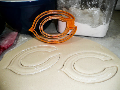Chicago Bears C Football Logo Cookie Cutter Made In USA PR947