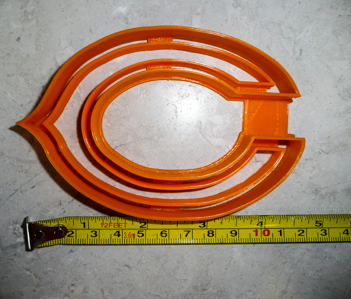 Chicago Bears C Football Logo Cookie Cutter Made In USA PR947