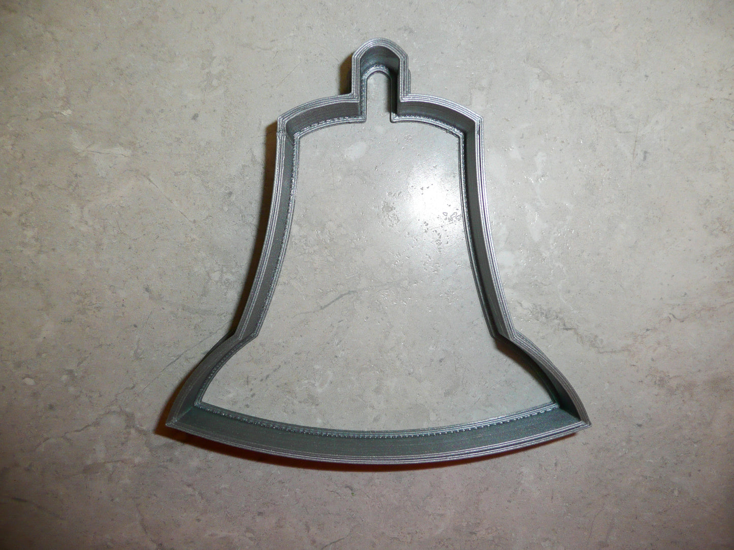 6x Silver Bell Christmas Fondant Cutter Cupcake Topper 1.75 IN USA FD181