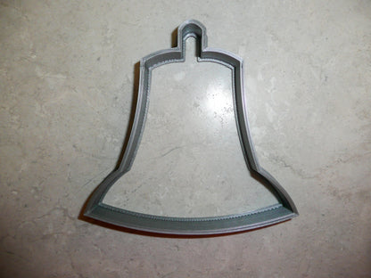 6x Silver Bell Christmas Fondant Cutter Cupcake Topper 1.75 IN USA FD181