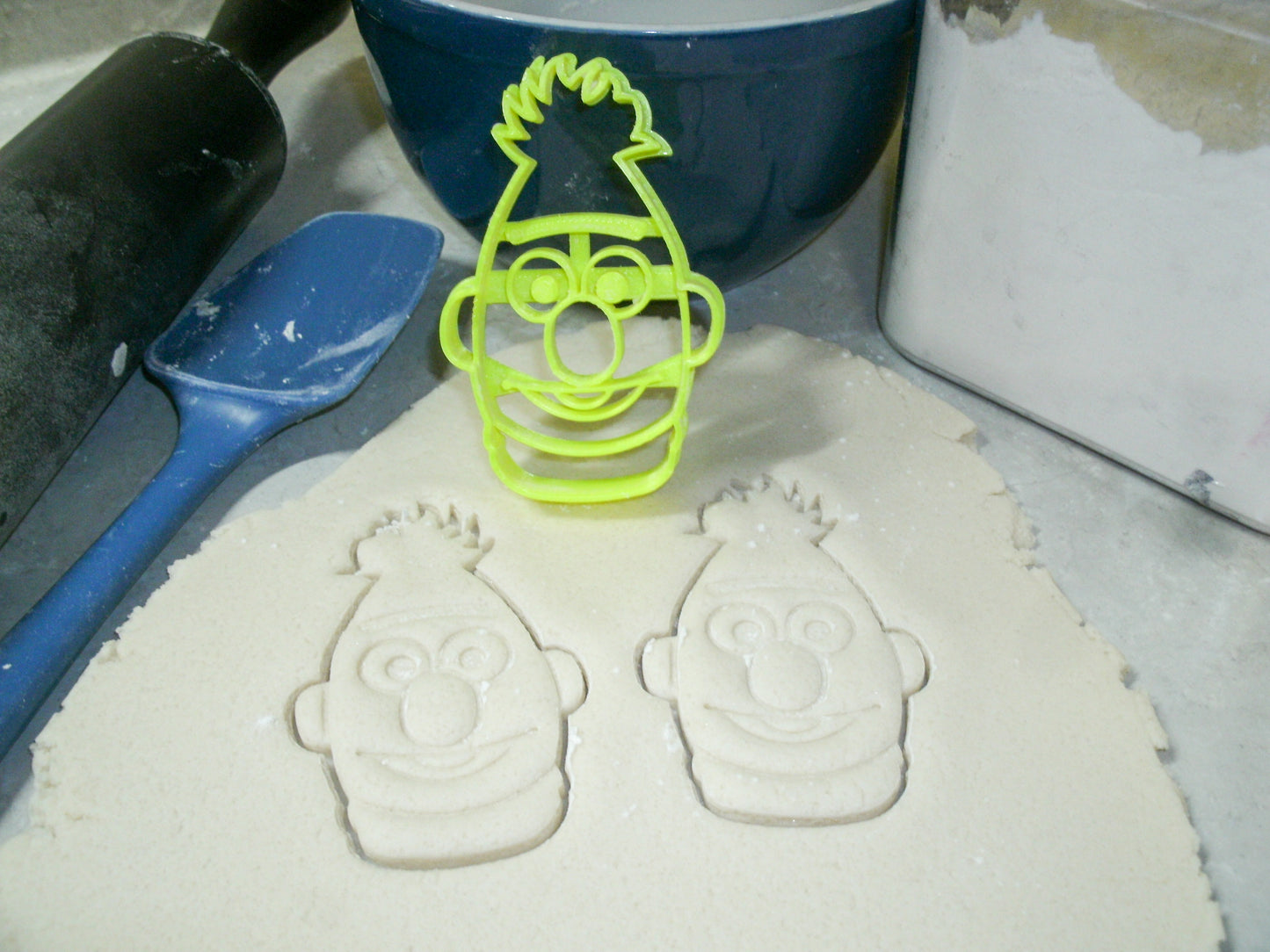 Bert Face Sesame Street Muppet Character Cookie Cutter Made In USA PR2250