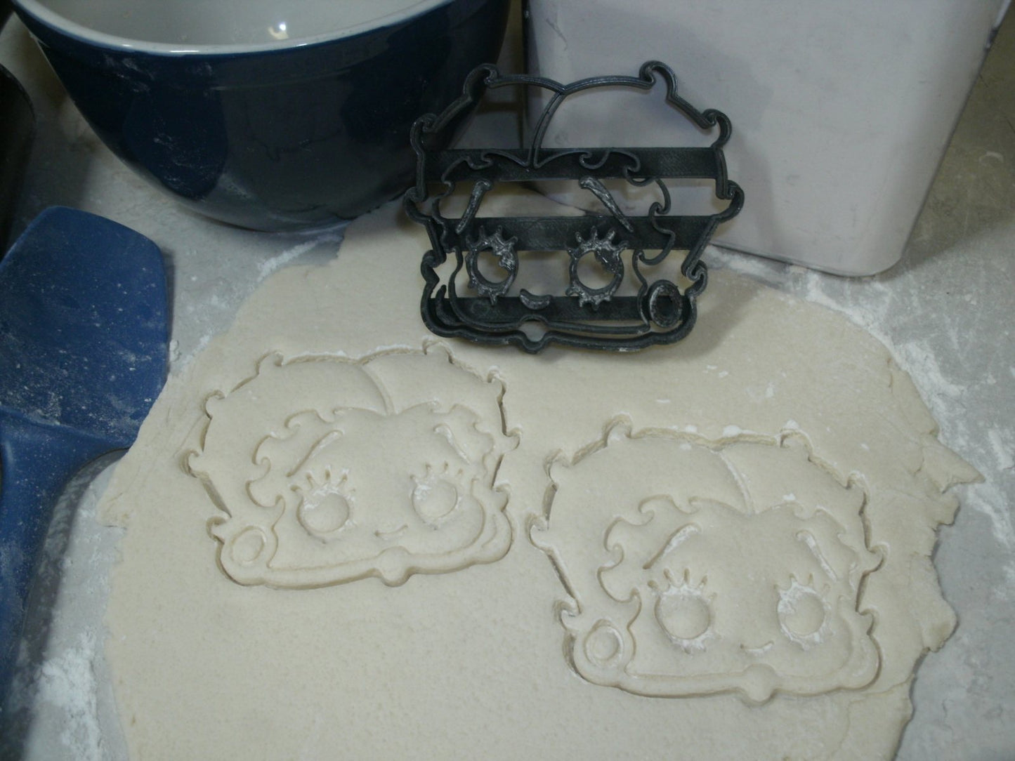Betty Boop Black and White Cartoon Cookie Cutter Made In USA PR772
