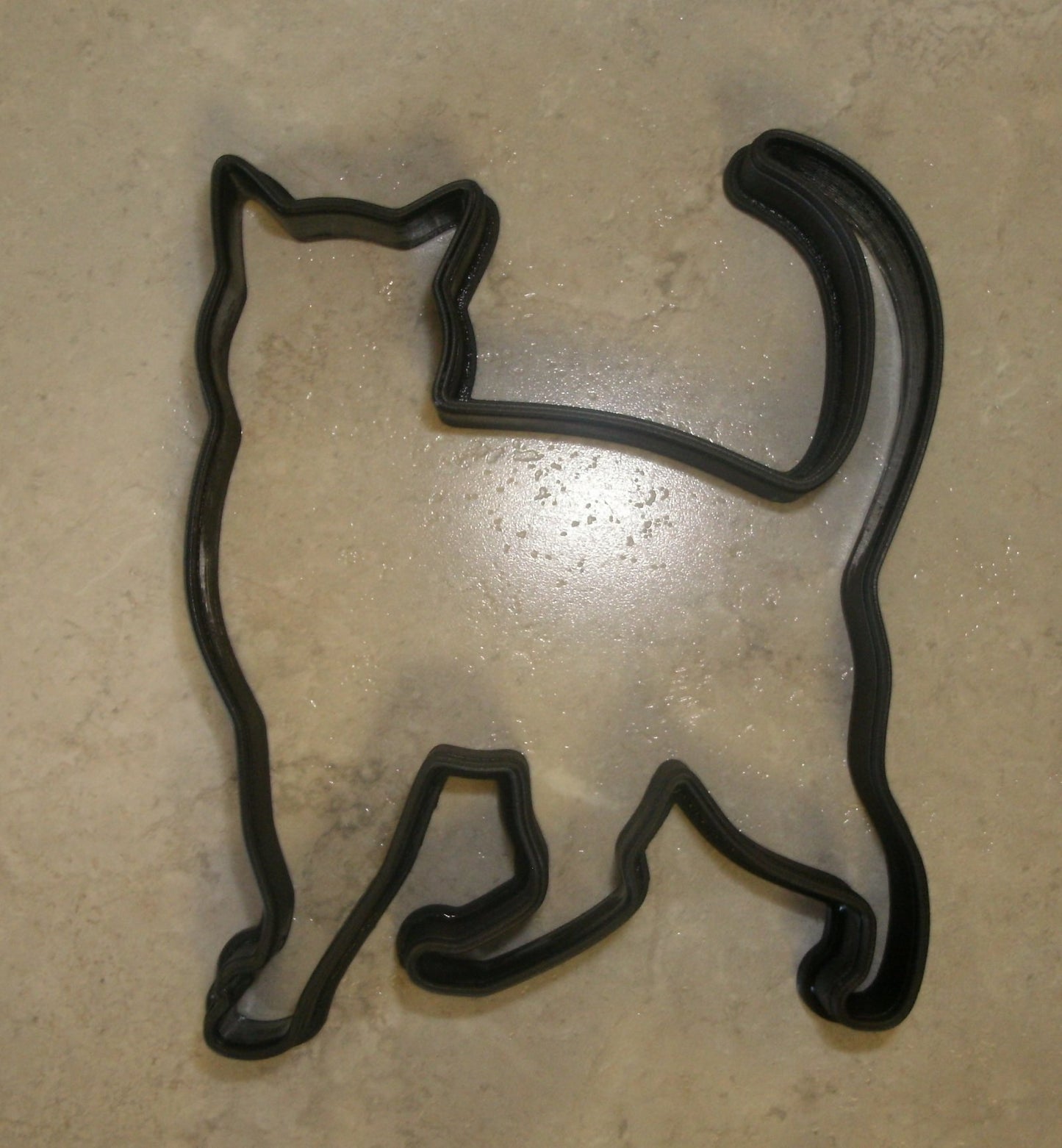 6x Cat Kitty Walk Fondant Cutter Cupcake Topper 1.75 IN USA FD542