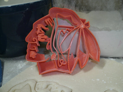 Chicago Blackhawks NHL Team Logo Cookie Cutter Made In USA PR753