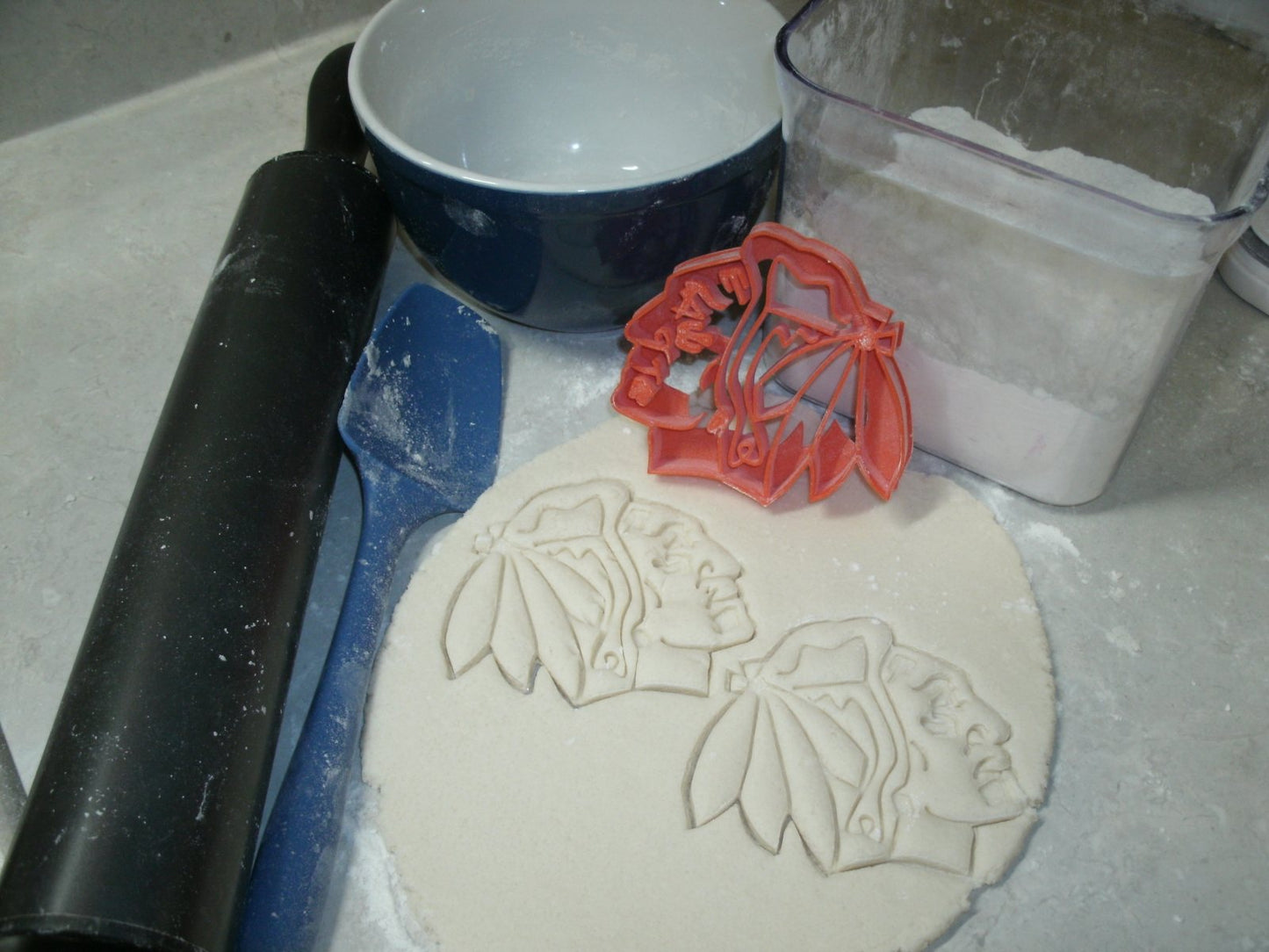 Chicago Blackhawks NHL Team Logo Cookie Cutter Made In USA PR753