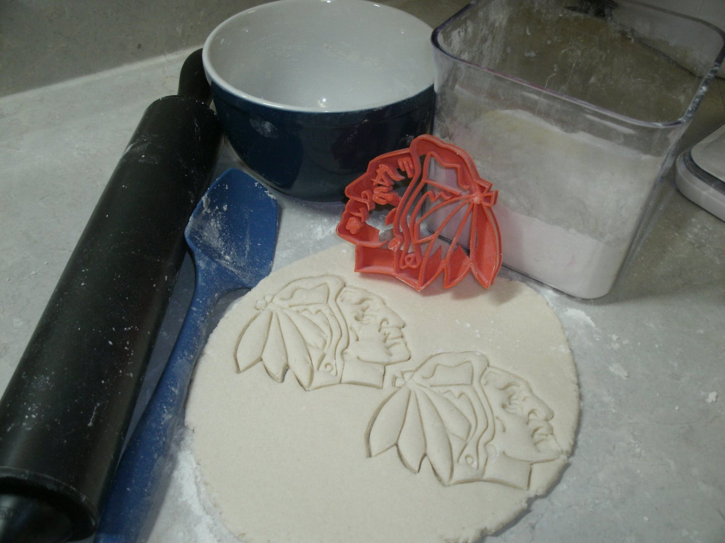 Chicago Blackhawks NHL Team Logo Cookie Cutter Made In USA PR753